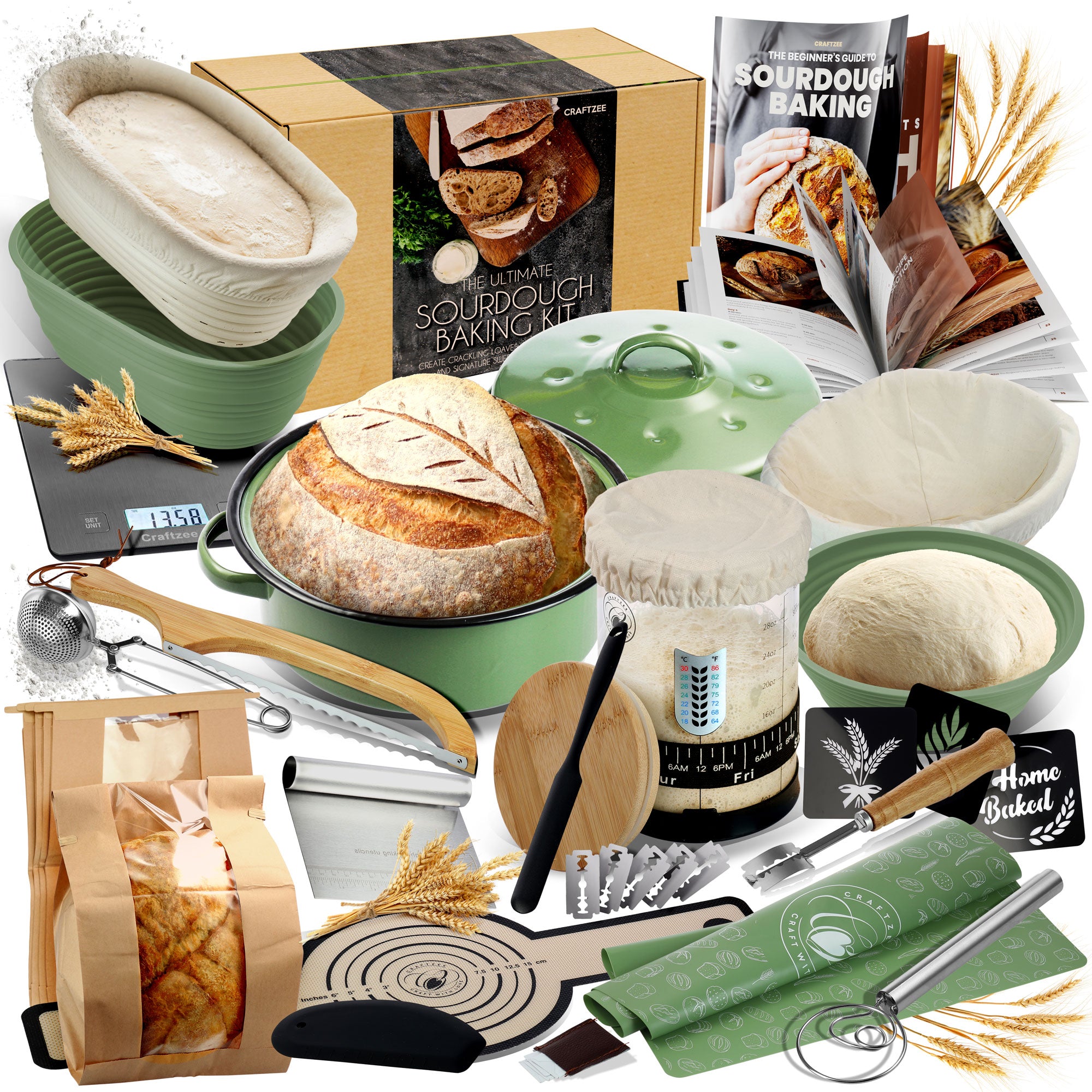 Complete Sourdough Starter Kit 2 - Sourdough Bread Baking Supplies