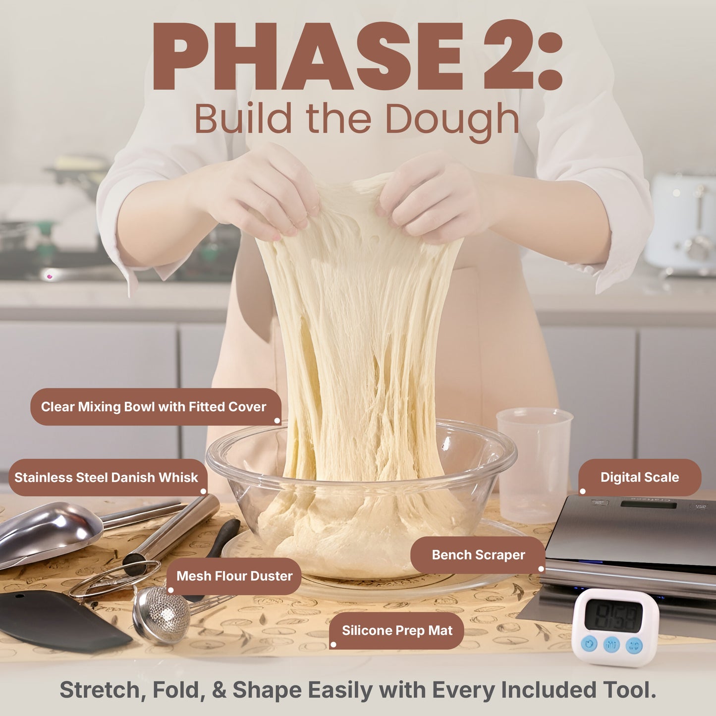Super All-Inclusive 𝗣𝗥𝗘𝗠𝗜𝗨𝗠 Sourdough Starter Kit