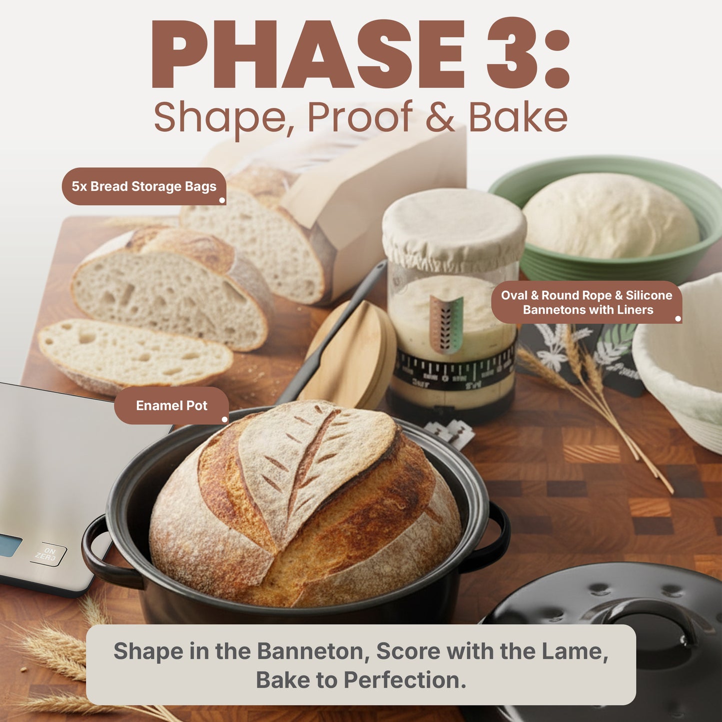Super All-Inclusive 𝗣𝗥𝗘𝗠𝗜𝗨𝗠 Sourdough Starter Kit