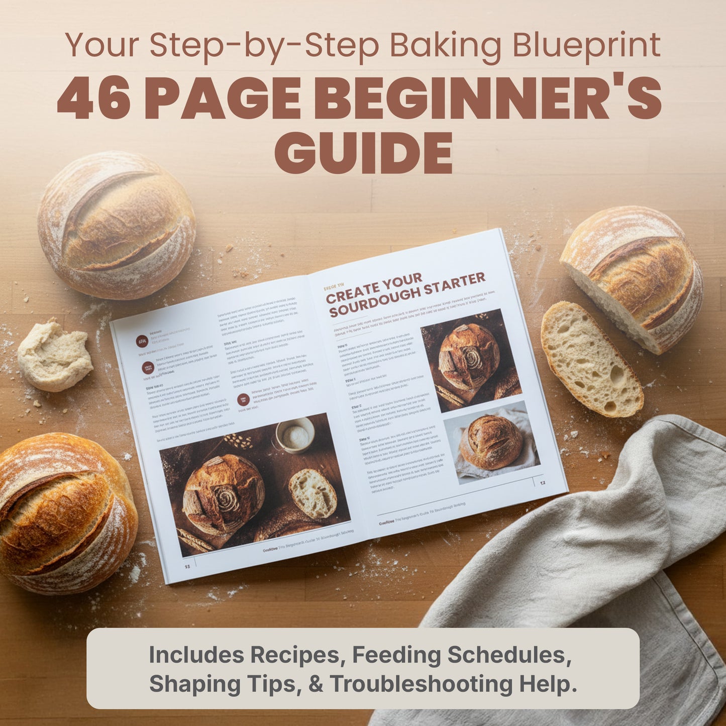 Super All-Inclusive 𝗣𝗥𝗘𝗠𝗜𝗨𝗠 Sourdough Starter Kit
