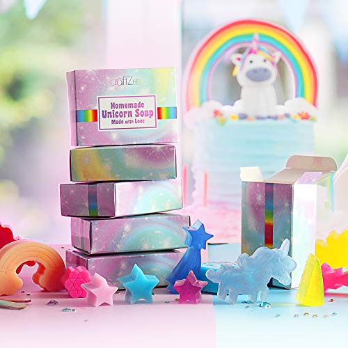 Making of Unicorn Poop handmade soap for kids! Gentle, fun & kid-friendly  artisan cold process soap 